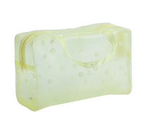 Trousse de voyage transparente fleurie - TransparenceSac.com