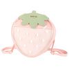 Sac bandoulière transparent fraise fashion