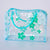 Trousse transparente à pois violets - modèle green - TransparenceSac.com
