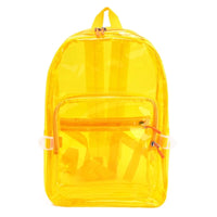 Sac à dos transparent bleu fashion - modèle Yellow - TransparenceSac.com