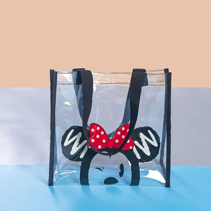 Sac de shopping transparent Minnie Mouse