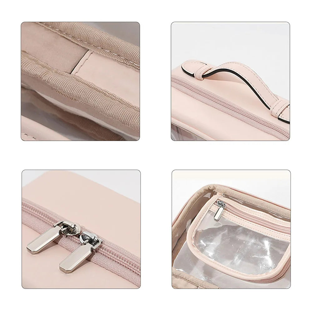 Trousse de voyage transparente fashion