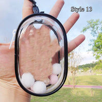 Petite pochette transparente chic fashion - modèle style 13 - TransparenceSac.com