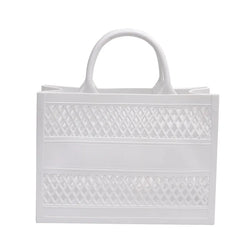 Acheter Sac de plage transparent tendance blanc - TransparenceSac.com