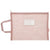 Pochette transparente double compartiment адаптер - modèle Pink single layer - TransparenceSac.com