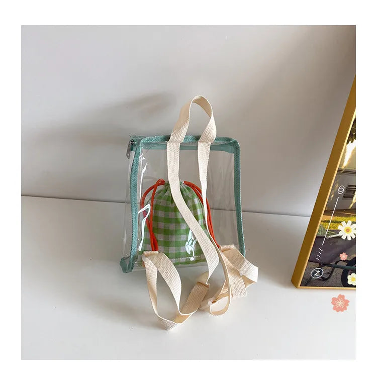 Sac à dos transparent enfant fashion