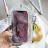 Trousse transparente mode enfant avec porte clés