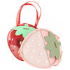 Sac bandoulière transparent fraise fashion