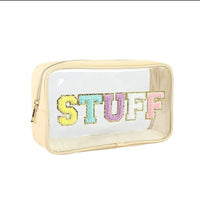 Trousse transparente fashion stuff compacte - TransparenceSac.com