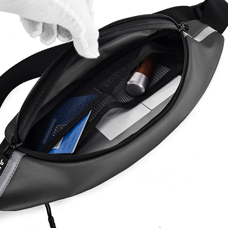 Sac banane transparent mode unisexe