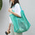 Sac de shopping transparent chic - modèle green - TransparenceSac.com
