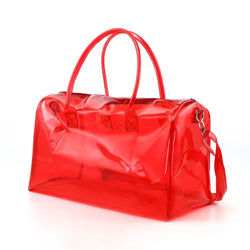 Acheter Sac a main transparent bleu fashion - TransparenceSac.com