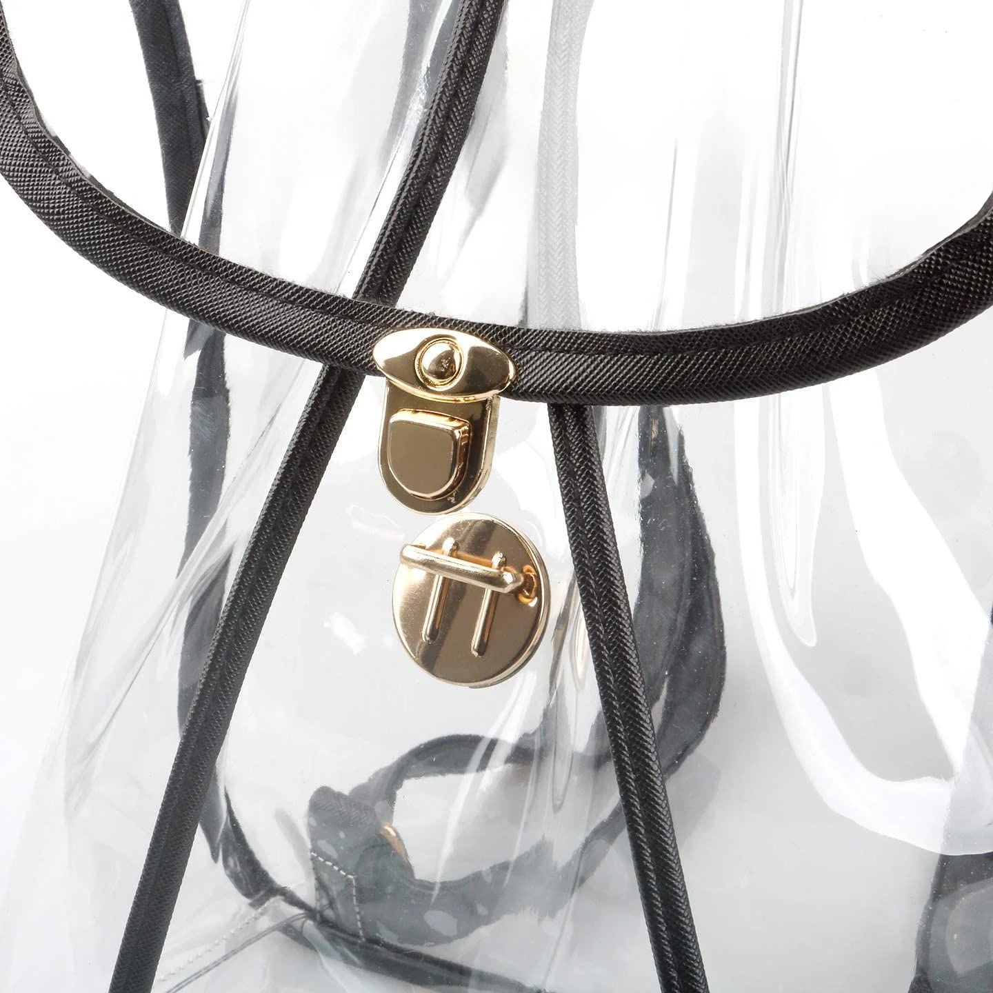 Sac à dos transparent fashion rose