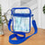Pochette transparente mode multifonction bandoulière ajustable - modèle Bleu - TransparenceSac.com