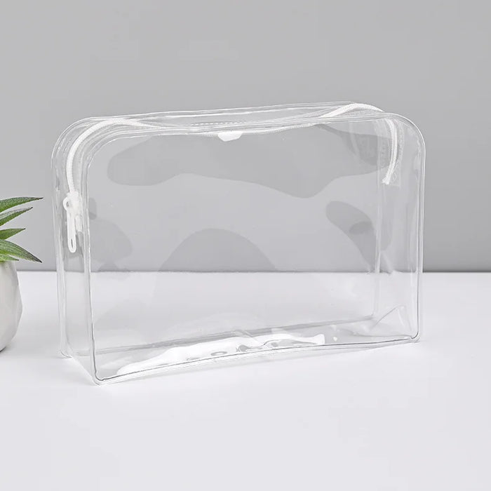 Trousse transparente voyage pour cosmétiques
