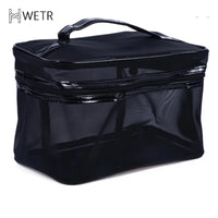 Trousse maquillage transparente élégante et pratique - modèle 22x13.5x14.5cm - TransparenceSac.com