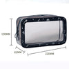 Trousse de toilette transparente compacteń