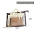 Sac shopping transparent XXL élégance pratique - modèle beige XL - TransparenceSac.com