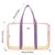 Sac de voyage transparent multicolore tendance - modèle Yellow Color - TransparenceSac.com