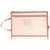 Pochette transparente double compartiment адаптер - modèle Pink double layer - TransparenceSac.com