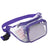 Sac banane transparent holographique イ - modèle Purple - TransparenceSac.com