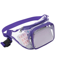 Sac banane transparent holographique イ - modèle Purple - TransparenceSac.com