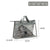 Sac shopping transparent XXL élégance pratique - modèle grey S - TransparenceSac.com