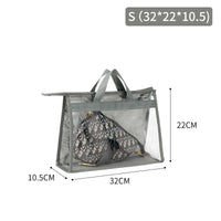 Sac shopping transparent XXL élégance pratique - modèle grey S - TransparenceSac.com