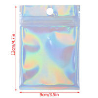 Pochette de Rangement Zippée Holographique - modèle 5 - TransparenceSac.com