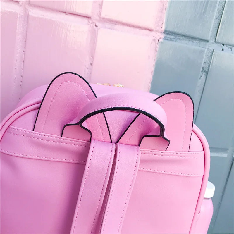 Sac à dos transparent chat kawaii