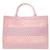 Sac shopping transparent jaune élégant - modèle LightPink - TransparenceSac.com