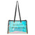 Sac à main transparent holographique fashion - modèle black - TransparenceSac.com