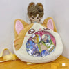 Sac à dos chat transparent kawaii