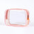 Trousse maquillage transparente violette élégante - modèle Pink - TransparenceSac.com