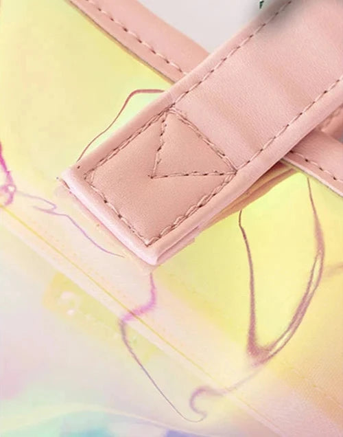 Sac shopping holographique mode