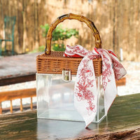 Sac à main transparent citrons tendance - modèle no gift box 1 / 17.5x8x16.5cm - TransparenceSac.com