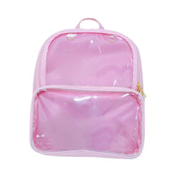 Sac à dos transparent bleu fashion - modèle Pink - TransparenceSac.com