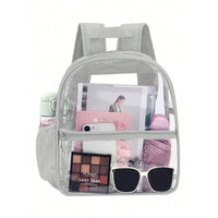 Sac à dos transparent mode violet lumineux - modèle grey / one size - TransparenceSac.com