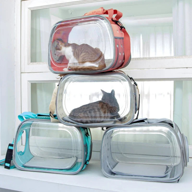 Sac de transport transparent pour animaux