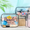 Pochette transparente plage chic et pratique