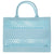 Sac shopping transparent jaune élégant - modèle SKY BLUE - TransparenceSac.com