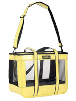 Sac à main transparent bleu tendance - modèle Yellow - TransparenceSac.com