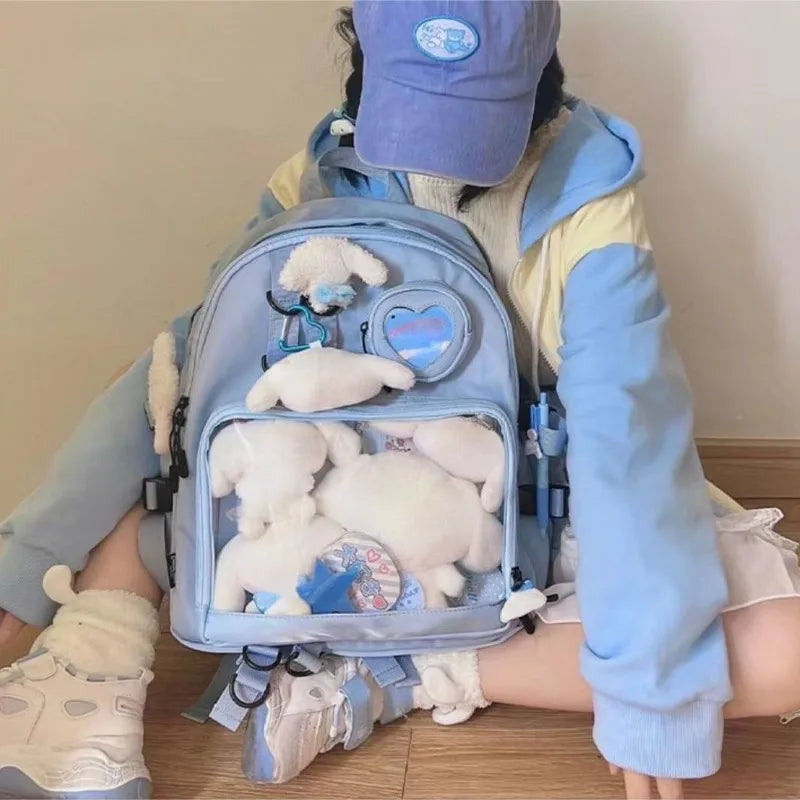 Sac à dos transparent fashion école