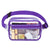 Sac banane transparent haute capacité - modèle Purple - TransparenceSac.com
