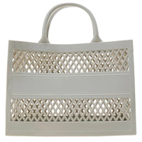 Sac shopping transparent jaune élégant - modèle Light Grey - TransparenceSac.com