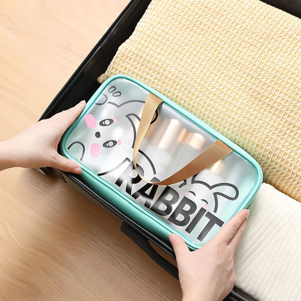 Set de sacs transparents lapin mignons.