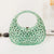 Sac transparent rose étincelant chic - modèle Green - TransparenceSac.com