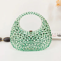 Sac transparent rose étincelant chic - modèle Green - TransparenceSac.com