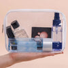 Trousse maquillage transparente chic pratique