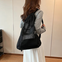 Sac à dos mesh rouge mode - modèle Black Bag - TransparenceSac.com